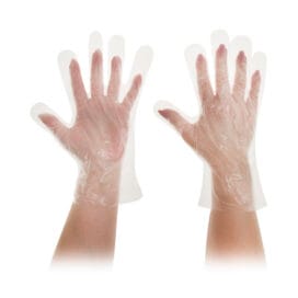 Γάντια μίας χρήσης πλαστικά (HDPE) Practic μη αποστειρωμένα 10x100 τεμ.