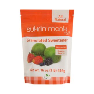 Γλυκαντικό Sukrin Monk Fruit 454 γρ. (χωρίς γλουτένη)