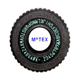 Γραφομηχάνημα χειρός για ανάγλυφες ταμπέλες MoTex Label Maker E-101 μαύρο + 1 ταινία ΔΩΡΟ! - Image 3