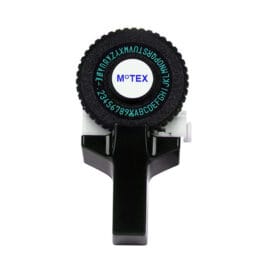 Γραφομηχάνημα χειρός για ανάγλυφες ταμπέλες MoTex Label Maker E-101 μαύρο + 1 ταινία ΔΩΡΟ! - Image 4