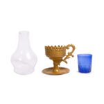 Καντήλι γυάλινο λάμπα με μεταλλική βάση μεγάλο 1 τεμ. - Image 7