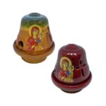 Καντήλι πήλινο κωνικό μικρό Παναγία 1 τεμ. (17302)