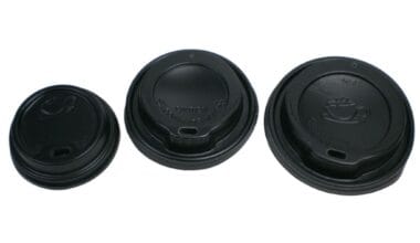 Καπάκια πλαστικά "πιπίλα" για χάρτινα ποτήρια 100 τεμ.