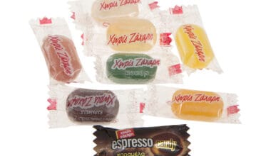 Καραμέλες Κόκος χωρίς ζάχαρη