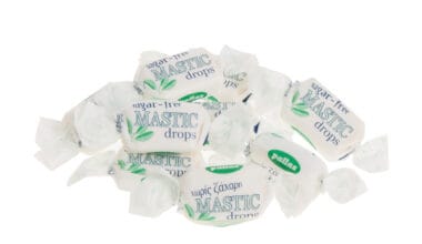 Καραμέλες ΛΑΒΔΑΣ Toffees Mastic Drops χωρίς ζάχαρη