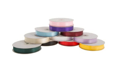 Κορδέλα διακοσμητική σατινέ χρωματιστή 20mm 50μ.