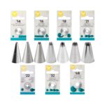 Κορνέ μύτη μεταλλική αστέρι ανοικτό Wilton 1 τεμ.