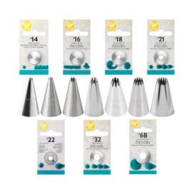 Κορνέ μύτη μεταλλική αστέρι ανοικτό Wilton 1 τεμ.