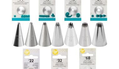 Κορνέ μύτη μεταλλική αστέρι ανοικτό Wilton 1 τεμ.