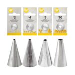 Κορνέ μύτη μεταλλική στρογγυλή Wilton 1 τεμ.