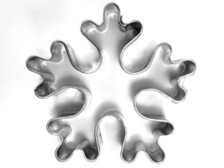 Κουπάτ μεταλλικό Αλιπράντης χιονονιφάδα 1 τεμ. (028.02.365)