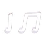 Κουπάτ μεταλλικό INOX νότες σετ 2 τεμ.