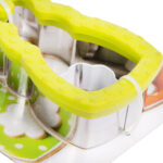 Κουπάτ μεταλλικό με λάστιχο Wilton κουνελάκι, λουλούδι 2 τεμ. (018.28.005) - Image 3