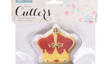 Κουπάτ μεταλλικό Squires Kitchen στέμμα βασιλιά 1 τεμ. (018.70.084)