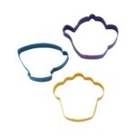 Κουπάτ μεταλλικό Wilton φλιτζάνι, cupcake, τσαγιερό σετ 3 τεμ. (018.80.018) - Image 4