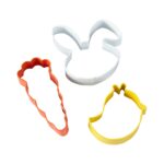 Κουπάτ μεταλλικό Wilton καρότο, λαγός, κοτοπουλάκι σετ 3 τεμ. (018.28.108) - Image 2