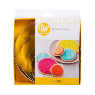 Κουπάτ μεταλλικό Wilton κύκλοι σετ 4 τεμ. (018.04.108)