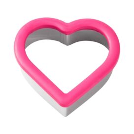 Κουπάτ μεταλλικό Wilton με λάστιχο καρδιά 1 τεμ. (018.04.450) - Image 5