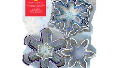 Κουπάτ μεταλλικό Wilton χιονονιφάδα σετ 7 τεμ. (028.02.357)