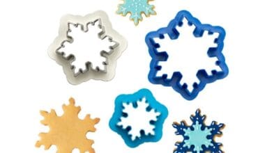 Κουπάτ πλαστικό Decora χιονονιφάδες σετ 3 τεμ. (028.02.367)