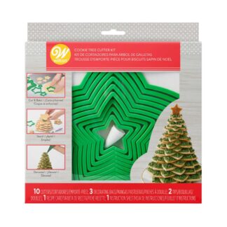 Κουπάτ πλαστικό Wilton αστέρια-Χριστουγεννιάτικο δέντρο σετ 15 τεμ. (028.10.002)