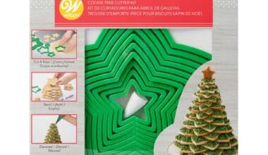 Κουπάτ πλαστικό Wilton αστέρια-Χριστουγεννιάτικο δέντρο σετ 15 τεμ. (028.10.002)