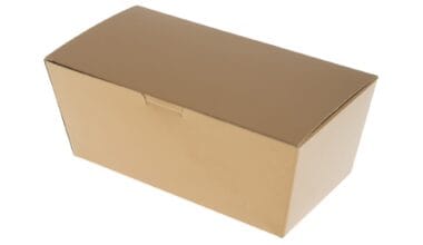 Κουτί συσκευασίας για κέρασμα μνημοσύνου χάρτινο μπρονζέ 22x11x8,5 εκ. 20 τεμ.