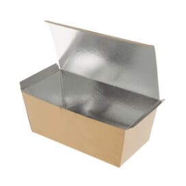 Κουτί συσκευασίας γλυκών χάρτινο μπρονζέ 1 τεμ. - Image 2