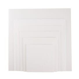 Κουτί τούρτας χάρτινο τετράγωνο λευκό Υ15εκ. 1 τεμ. - Image 2