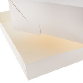 Κουτί τούρτας χάρτινο τετράγωνο λευκό Υ15εκ. 1 τεμ. - Image 3