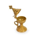 Λιβανιστήρι μεταλλικό κλασικό κωνικό σταυρός μικρό 1 τεμ. - Image 2