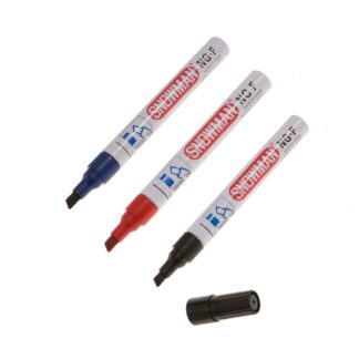 Μαρκαδόρος ανεξίτηλος Snowman μεσαίος με πλακέ μύτη NG-F 1 τεμ.