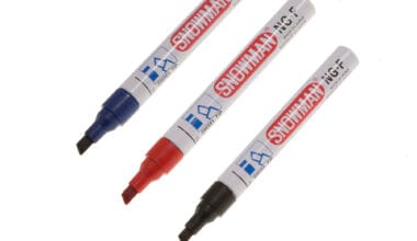 Μαρκαδόρος ανεξίτηλος Snowman μεσαίος με πλακέ μύτη NG-F 1 τεμ.