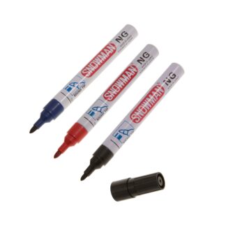 Μαρκαδόρος ανεξίτηλος Snowman μεσαίος με στρογγυλή μύτη NG 1 τεμ.