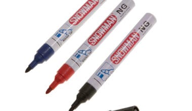 Μαρκαδόρος ανεξίτηλος Snowman μεσαίος με στρογγυλή μύτη NG 1 τεμ.