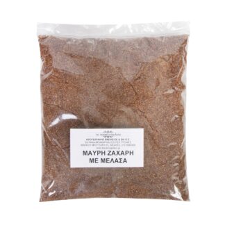 Μαύρη ζάχαρη με μελάσα 500 γρ.