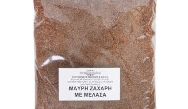 Μαύρη ζάχαρη με μελάσα 500 γρ.