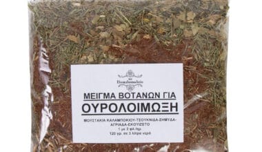 Μείγμα θεραπευτικών βοτάνων για ουρολοίμωξη 120 γρ.