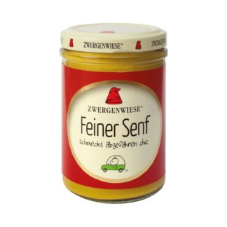 Μουστάρδα με μηλόξυδο Feiner Senf ΒΙΟ 160ml (χωρίς γλουτένη)