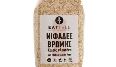 Νιφάδες βρώμης Eat Free χωρίς γλουτένη ΒΙΟ 300 γρ.