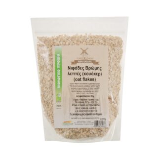 Νιφάδες βρώμης λεπτές (κουάκερ) Health Trade ΒΙΟ 500 γρ.