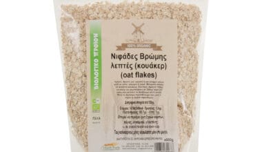 Νιφάδες βρώμης λεπτές (κουάκερ) Health Trade ΒΙΟ 500 γρ.