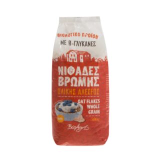 Νιφάδες βρώμης ολικής Βιο Αγρός ΒΙΟ 500 γρ.