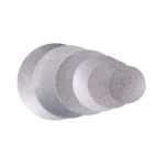 Δίσκος πολυτελείας στρογγυλός 12mm ασημί 1 τεμ.