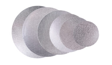 Δίσκος πολυτελείας στρογγυλός 12mm ασημί 1 τεμ.