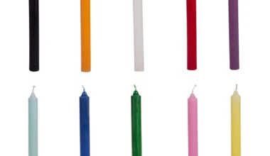 Κερί αρωματικό κλασικό πολύχρωμο V-Dekor 1 τεμ.