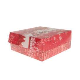 Παστόκουτα αλουμινίου Χριστουγεννικάτικα κόκκινα 10 κιλά - Image 4