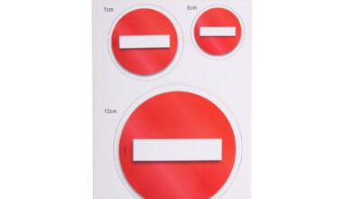 Πινακίδες "Απαγορεύεται η είσοδος" i-Sima αυτοκόλλητες pvc 3 τεμ. (ΑΣΜ3687)