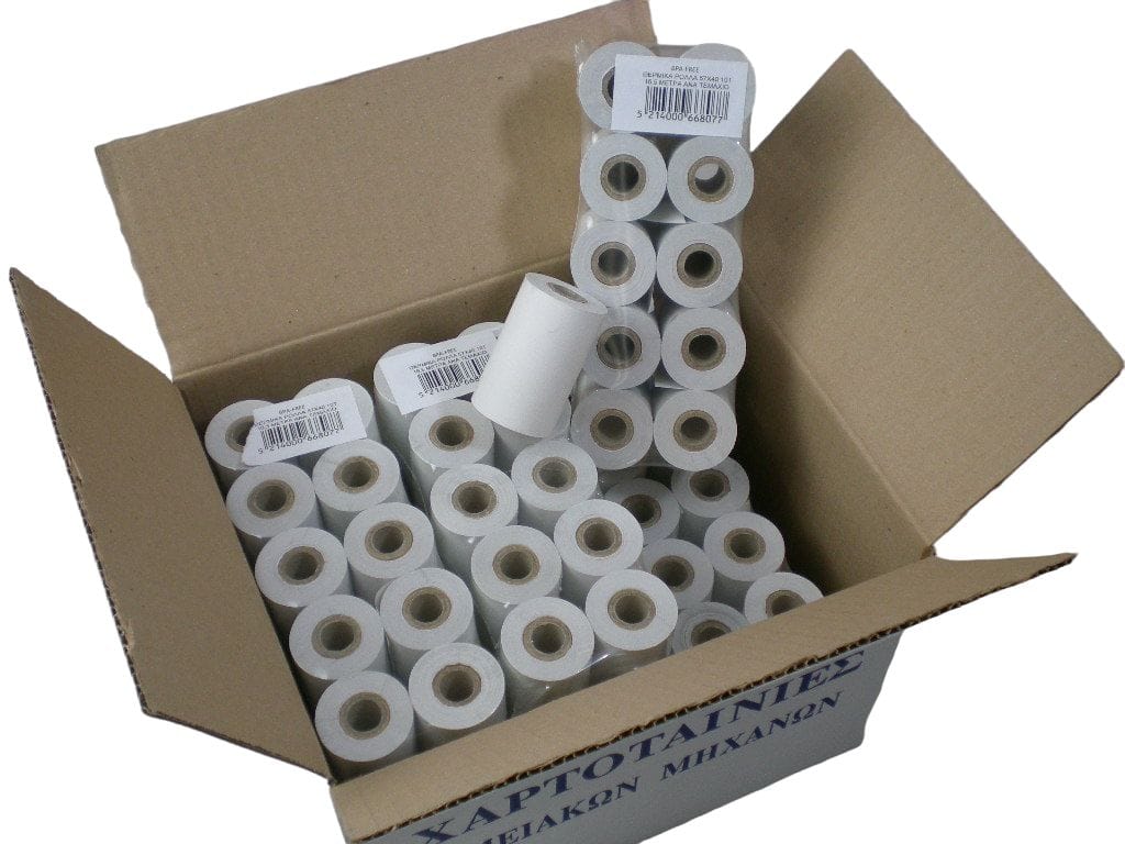 rola-8ermikhs-xartotainias-gia-tameiakh-mhxanh-57x40-kibotio-60tem-1 Ρολά θερμικής χαρτοταινίας για POS 57x40 - Image 1