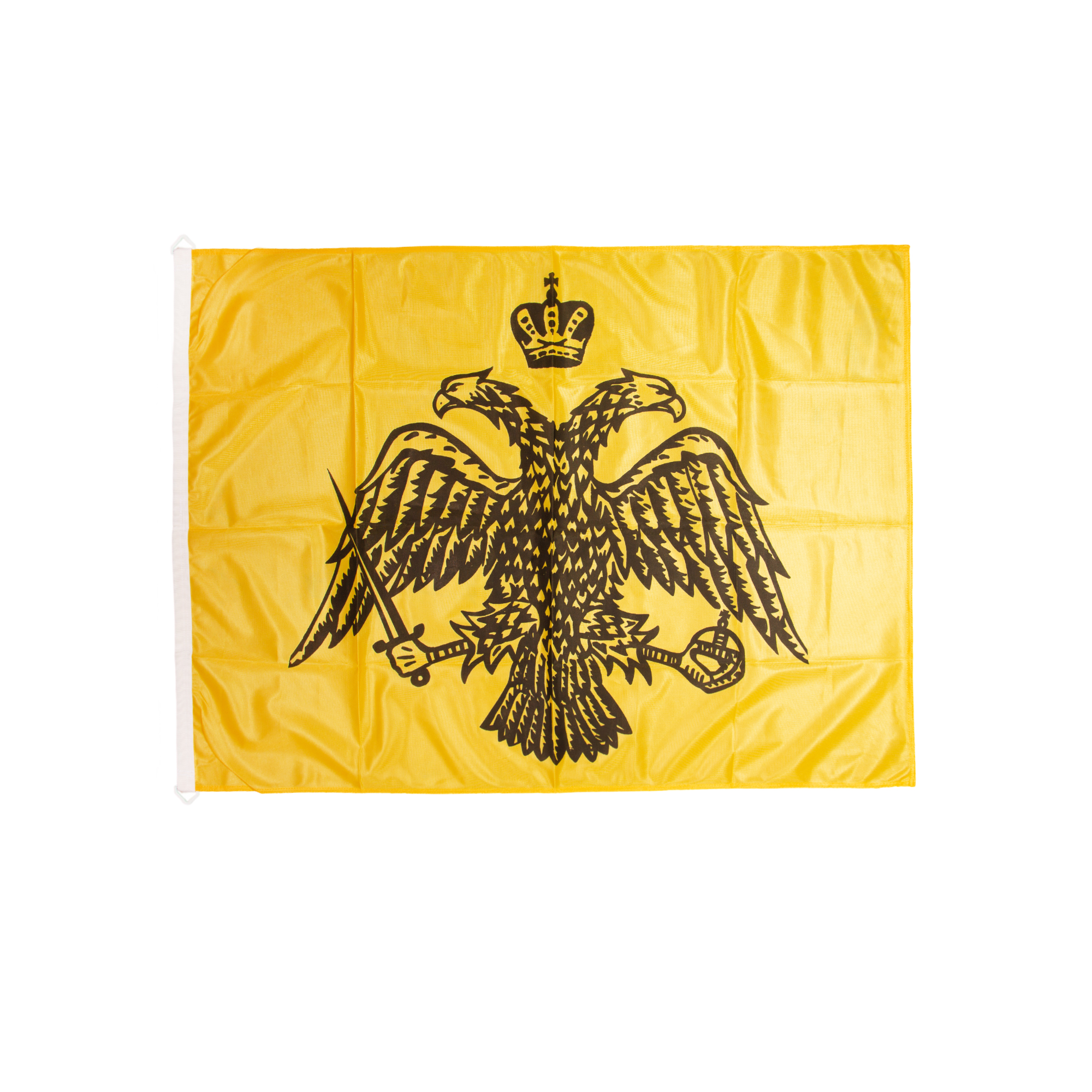 shmaia-byzantinh-ekklhsias-kitrinh-me-dikefalo-aeto-70x100cm-1tem-1 Σημαία Βυζαντινή/Εκκλησίας κίτρινη με Δικέφαλο Αετό 70x100εκ. 1 τεμ. - Image 1